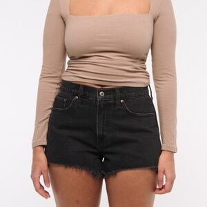 Abercrombie & Fitch High Rise Mom Shorts